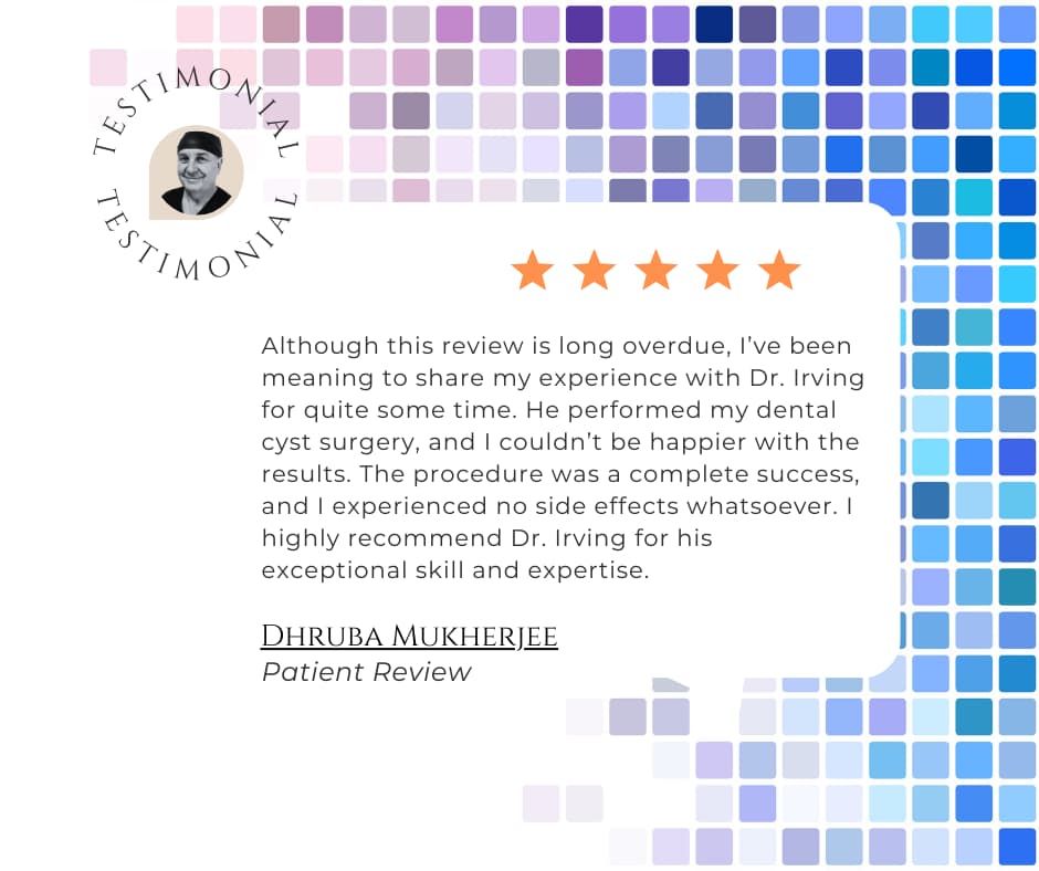 A written patient review of Dr Mark Irving